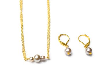 COLLAR RELISE NORA Y ARETES