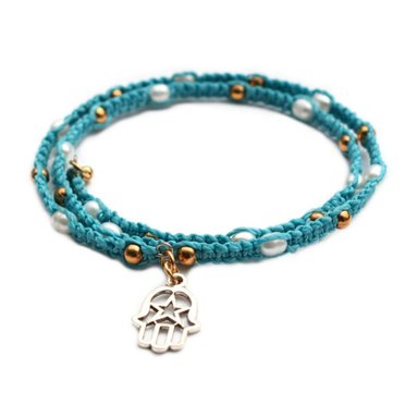 PULSERA RELISE MANO HINDU BISUTERIA