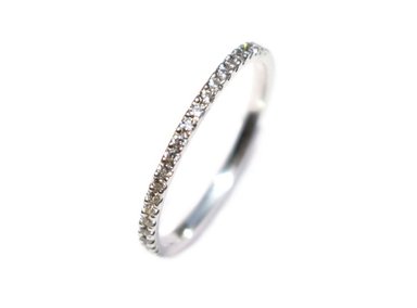 ANILLO RELISE PLATA ILUSION SWAROSKI TRANSPARENTE NRO. 7.5