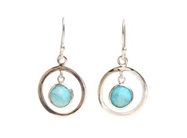 AMAZONITA ARETE COLGANTE