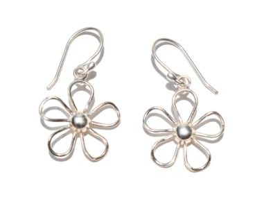 ARETE FLOR CINCO PETALOS COLGANTE - 2