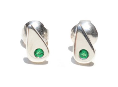 ARETE GOTA DE ROCIO VERDE JADE