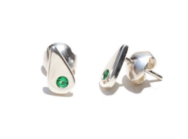 ARETE GOTA DE ROCIO VERDE JADE - 2