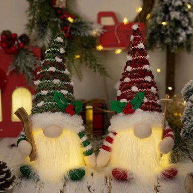 GNOMOS NAVIDEÑOS CLÁSICOS LUMINOSOS
