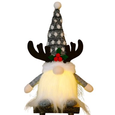 GNOMOS NAVIDEÑOS CON CUERNOS LUMINOSOS - 3