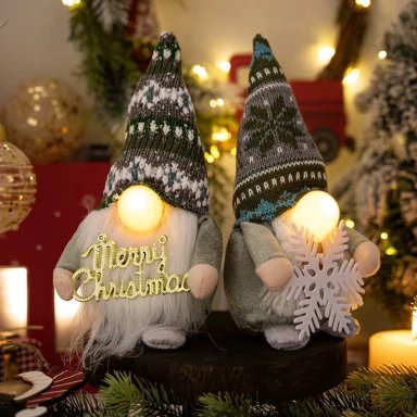 GNOMOS NAVIDEÑOS NARIZONES LUMINOSOS