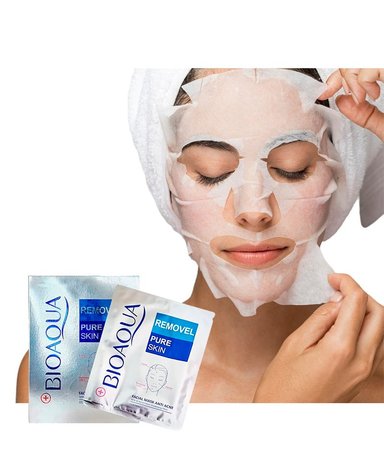 MASCARILLA FACIAL BIOAQUA 10 UNIDADES ANTI-ACNÉ 30G