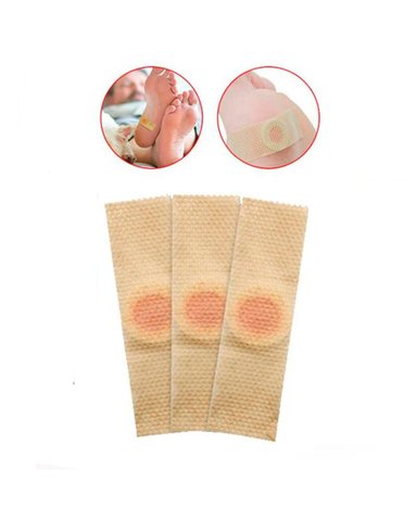 PACK 30 ADHESIVOS PIES PARCHES MEDICOS ELIMINACION VERRUGAS CALLOS OJOS PESCADO