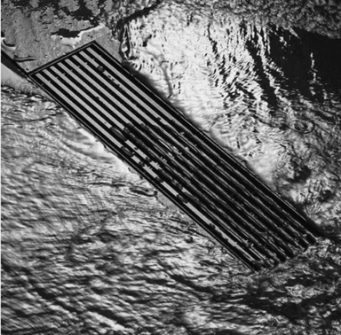 SUMIDERO DE ACERO SUS 304 RECTANGULAR 8 X 50 CM NEGRO - 4
