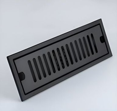 SUMIDERO DE ACERO SUS 304 RECTANGULAR 10X30 CM NEGRO