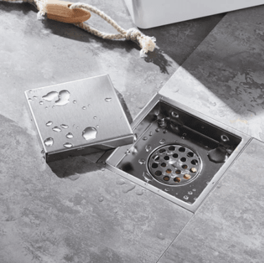 SUMIDERO REVERSIBLE ACERO SUS 304 DE 10CM