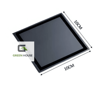 SUMIDERO REVERSIBLE ACERO SUS 304 DE 10CM  NEGRO