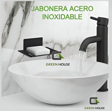 JABONERA NEGRO ACERO INOXIDABLE SUS 304 - 2
