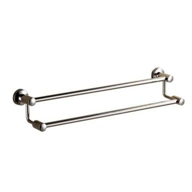 ELEGANTE TOALLERO  BRILLANTE  ACERO MATE SUS 304 DOBLE