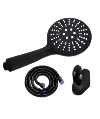 DUCHA TELEFONO NEGRO 3 FUNCIONES  ABS