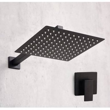 MONOCOMANDO DE DUCHA CON SALIDA CUADRADA 8 PULGADAS