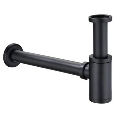 TRAMPA BOTELLA SIFON COLOR NEGRO ACERO