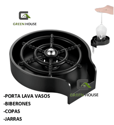 ACCESORIO LAVA VASOS AUTOMATICO PARA LAVADERO DE COCINA