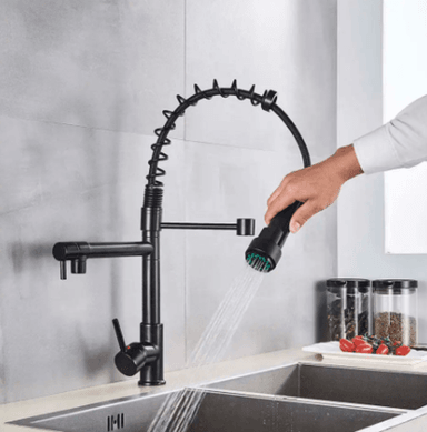 GRIFERIA MEZCLADORA MONOCOMANDO DOBLE SALIDA DE AGUA