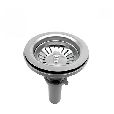 SET LAVADERO MINIMALISTA ACERO INOXIDABLE PLATEADO FREGADERO NZD MAS GRIFERIA AGUA FRIA - 6