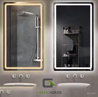 ESPEJO LED TOUCH RETANGULAR DE 80X60 CM - 2