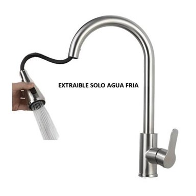 GRIFERIA  DE COCINA EXTRAIBLE SOLO AGUA FRIA