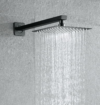 DUCHA CUADRADA DE 10 PULGADAS MAS BRAZO CUADRADO