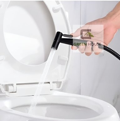 DUCHA BIDET COLOR NEGRO CON VALVULA DE  ACERO SUS 304 - 3