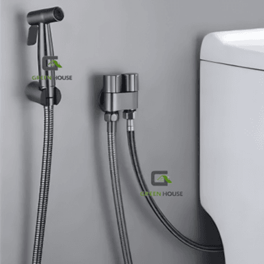 DUCHA BIDET COLOR NEGRO CON VALVULA DE  ACERO SUS 304 - 4