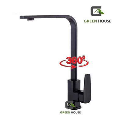 GRIFERIA   MEZCLADORA  NEGRO ACERO INOXIDABLE GIRO 360 GRADOS