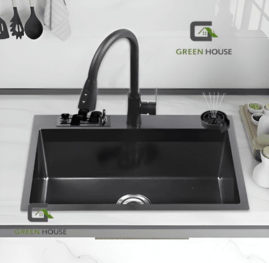 COMBO 60X45X23CM LAVADERO DE COCINA PORTA CUCHILLO + MEZCLADORA - 2