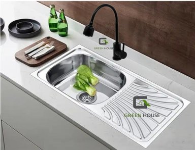 COMBO DE LAVADERO FREGADERO MOD NZD ACERO MAS MEZCLADORA MONOCOMANDO