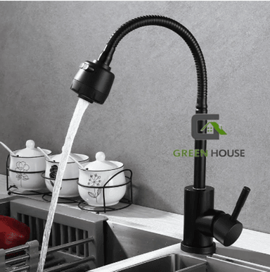 COMBO LAVADERO 60X45X23CM  + MEZCLADORA FLEXIBLE  ACERO - 3