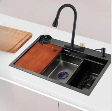 LAVADERO MULTIFUNCIONAL CON REBOSE DE COCINA + MEZCLADORA  7545NG