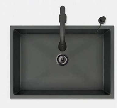 COMBO 81X48X23CM LAVADERO DE COCINA MODELO POZON  + MEZCLADORA - 5