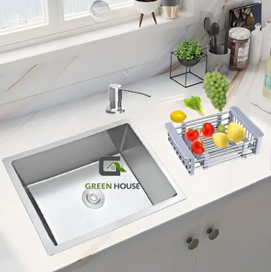 LAVADERO DE COCINA  44X39X23CM  ACERO INOXIDABLE - 2