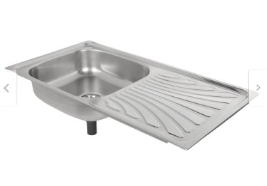 COMBO DE LAVADERO FREGADERO MODELO NZD ACERO MAS GRIFERIA AGUA FRIA - 5