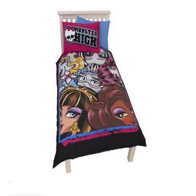 MONSTER HIGH - COBERTOR CUBRECAMA REVERSIBLE
