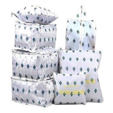 BOLSAS ORGANIZADORAS VERDE 7 MALETA EQUIPAJE IMPERMEABLES