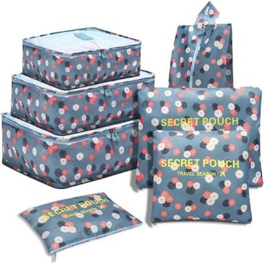 BOLSAS ORGANIZADORAS CELESTE MILITAR 7 MALETA EQUIPAJE IMPERMEABLES