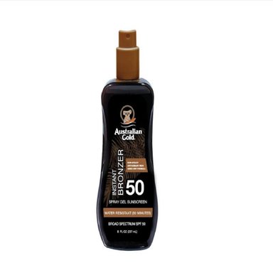 BRONCEADOR GOLDEN AUSTRALIAN INSTANTÁNEO FPS 50 PROTECTOR SOLAR EN GEL AEROSOL