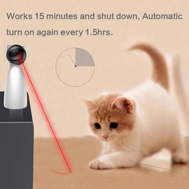 JUGUETE GATOS INTERACTIVO SMART LÁSER AUTOMÁTICO