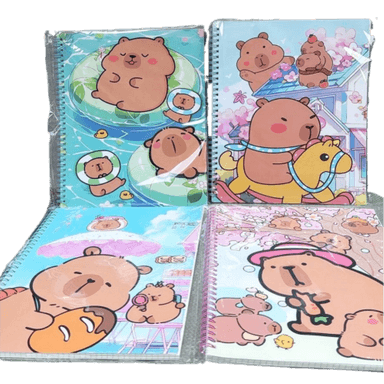 CUADERNO CAPIBARA - A4 - ANILLADO CUADRICULADO PAQUETE X 6 - 1