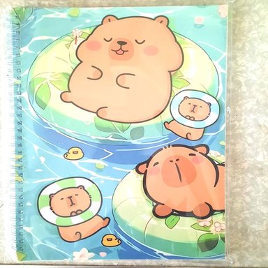 CUADERNO CAPIBARA - A4 - ANILLADO CUADRICULADO PAQUETE X 6 - 2
