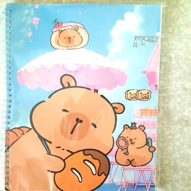 CUADERNO CAPIBARA - A4 - ANILLADO CUADRICULADO PAQUETE X 6 - 3