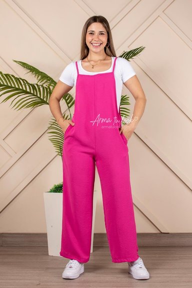 ENTERIZO SEDA MUJER ARMA TU LOOK FRANCIS TIRAS REGULABLES Y BOLSILLOS - 1