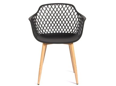 SILLA CON APOYABRAZOS TRINA NEGRO - 2