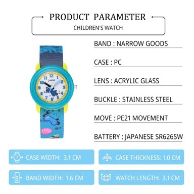 RELOJ CASUAL PARA NIÑOS Y NIÑAS MODELO BEACH - 4