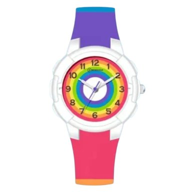 RELOJ DE SILICONA PARA NIÑOS Y NIÑAS MODELO ARCOIRIS
