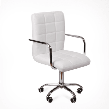 SILLA GIRATORIA ACOLCHADA CON REPOSABRAZOS PENI